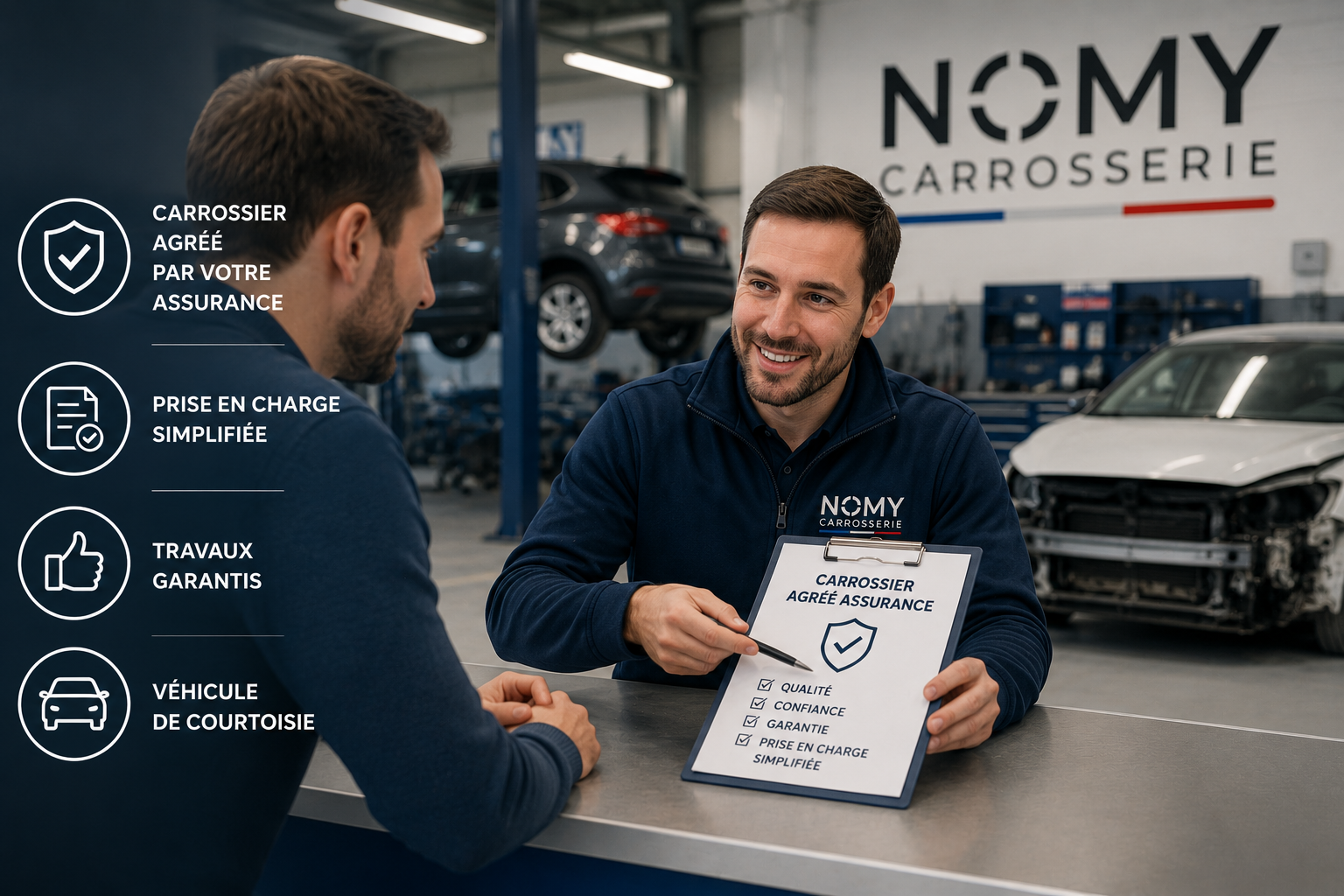 Choisir son carrossier : agréé assurance, ça change quoi ? — Carrosserie NOMY (06)